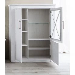 Trendteam Buffet haut Georgia - Imitation pin blanc -Meubles de salle à manger Soldes Magasin 1000362855 220623 022 MOOD DETAILS P000000001000362855 mood