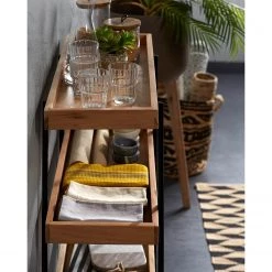 Red Living Étagère Beitbridge I - Acacia massif / Métal - Acacia / Noir 11 Red Living Étagère Beitbridge I - Acacia massif / Métal - Acacia / Noir -Meubles de salle à manger Soldes Magasin 1000363959 220714 021 MOOD DETAILS P000000001000363959 mood