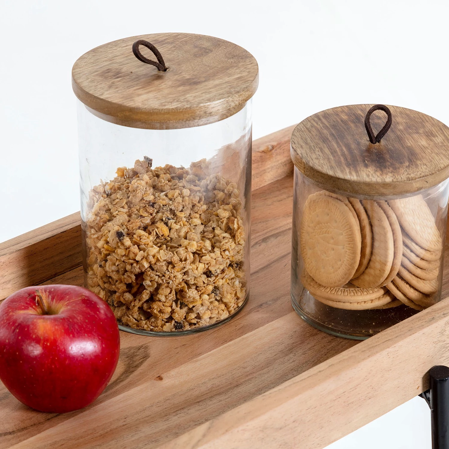 Red Living Étagère Beitbridge I - Acacia massif / Métal - Acacia / Noir 8 Red Living Étagère Beitbridge I - Acacia massif / Métal - Acacia / Noir – Image 8