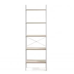 Norrwood Étagère Kalahari - Acier - Imitation chêne / Blanc -Meubles de salle à manger Soldes Magasin 1000363962 220714 030 DETAILS P000000001000363962