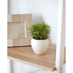 Norrwood Étagère Kalahari - Acier - Imitation chêne / Blanc -Meubles de salle à manger Soldes Magasin 1000363962 220714 050 DETAILS P000000001000363962