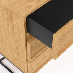 Red Living Commode Tabora I - Placage en bois véritable - Chêne -Meubles de salle à manger Soldes Magasin 1000363970 220714 040 DETAILS P000000001000363970