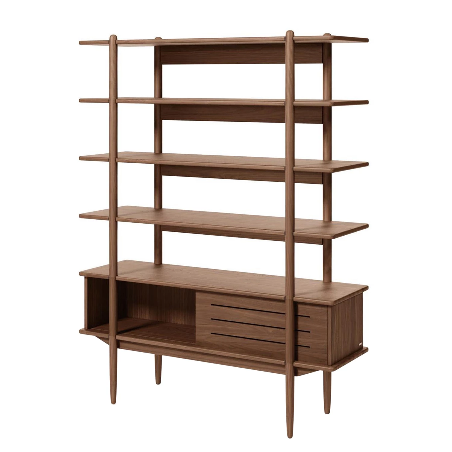 Naturoo Étagère Chipata - Partiellement en noyer massif 1 Naturoo Étagère Chipata - Partiellement en noyer massif