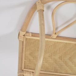 Naturoo Étagère murale Mansa - Étagère : rotin<br>Structure : bambou massif verni -Meubles de salle à manger Soldes Magasin 1000363975 220714 040 DETAILS P000000001000363975