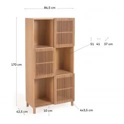 Naturoo Étagère Bukama - Chêne massif -Meubles de salle à manger Soldes Magasin 1000363981 220714 500 SKETCH DETAILS P000000001000363981 sketch