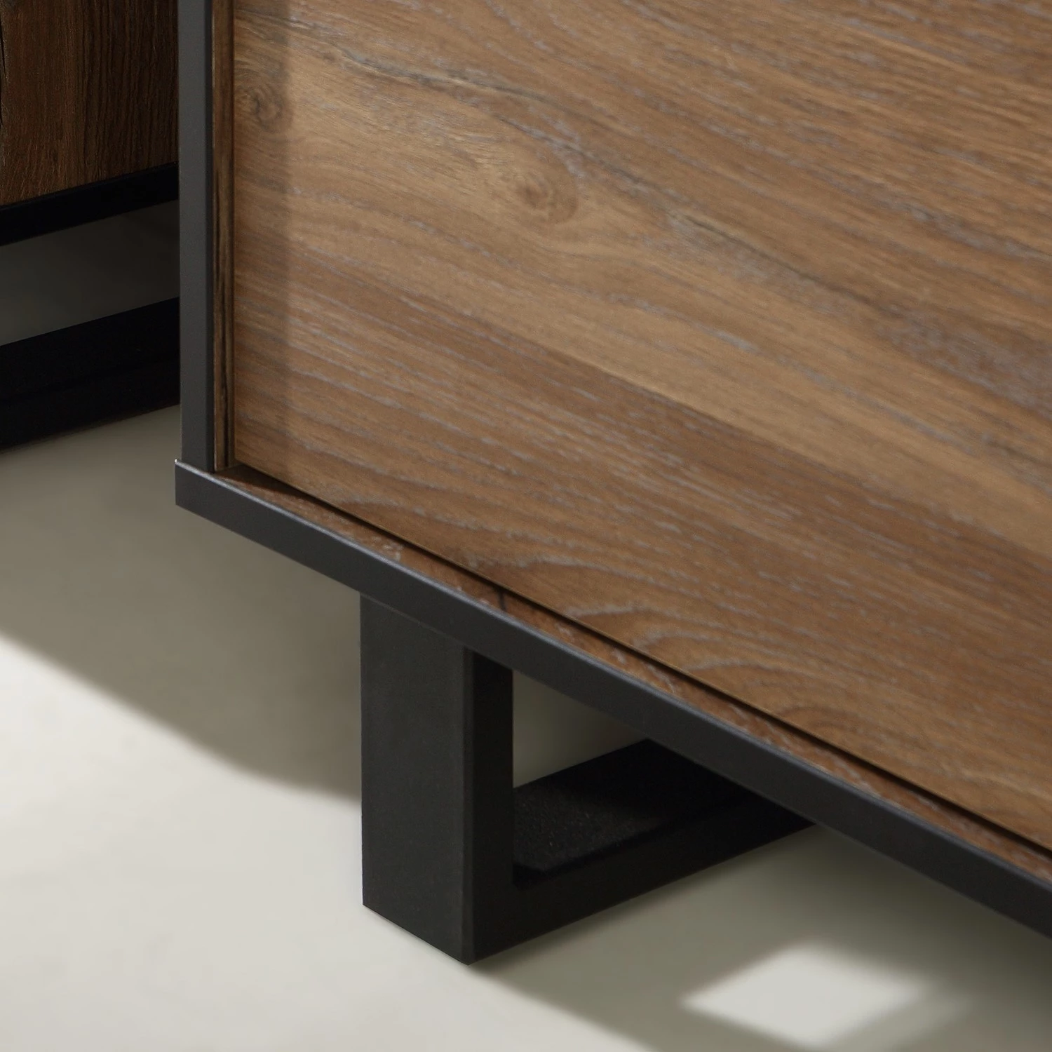 Red Living Buffet Trylith II - Imitation chêne rustique / Noir 11 Red Living Buffet Trylith II - Imitation chêne rustique / Noir – Image 11