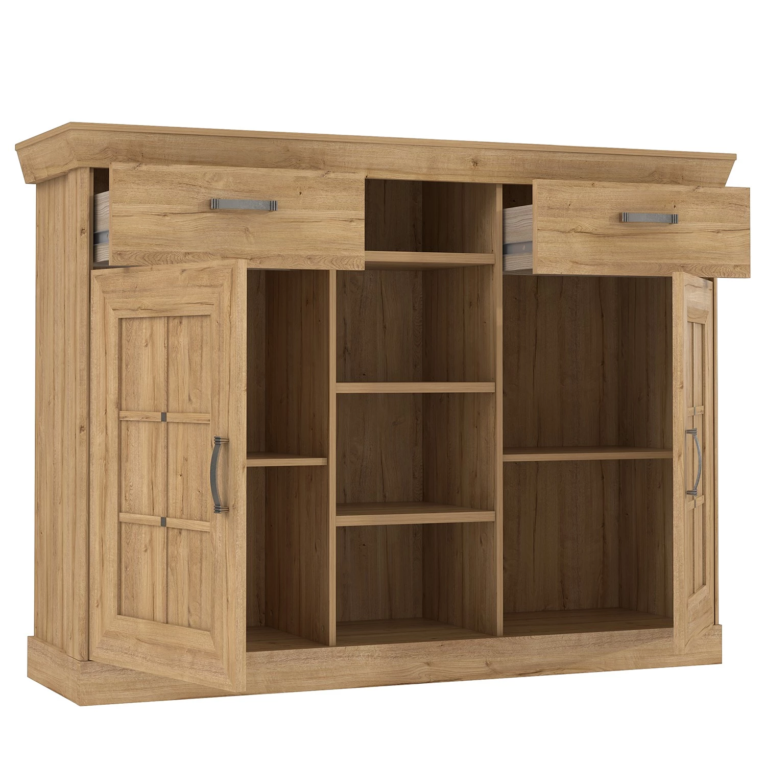 Ridgevalley Buffet Boolamore II - Imitation chêne 3 Ridgevalley Buffet Boolamore II - Imitation chêne – Image 3