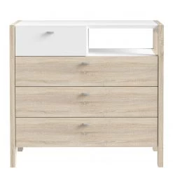 Loftscape Buffet Thurles II - Imitation chêne Sonoma / Blanc -Meubles de salle à manger Soldes Magasin 1000364902 220722 030 DETAILS P000000001000364902