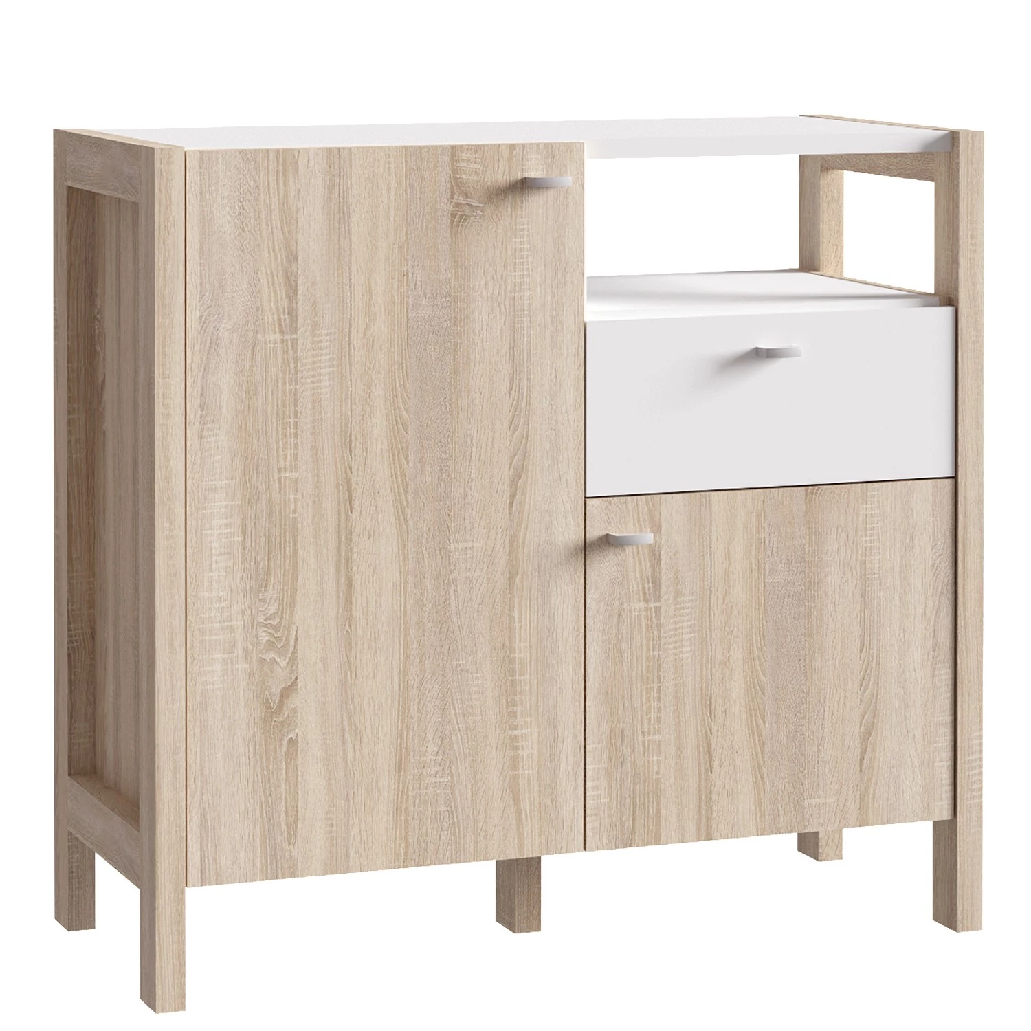 Loftscape Buffet Thurles I - Imitation chêne Sonoma / Blanc 1 Loftscape Buffet Thurles I - Imitation chêne Sonoma / Blanc