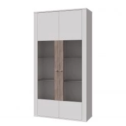 Loftscape Vitrine Millquarter II - Blanc / Imitation chêne clair -Meubles de salle à manger Soldes Magasin 1000364906 220722 033 DETAILS P000000001000364906