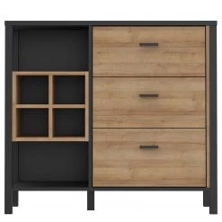 Red Living Buffet Kasala I - Imitation chêne Riviera / Noir 10 Red Living Buffet Kasala I - Imitation chêne Riviera / Noir -Meubles de salle à manger Soldes Magasin 1000364913 220722 030 DETAILS P000000001000364913