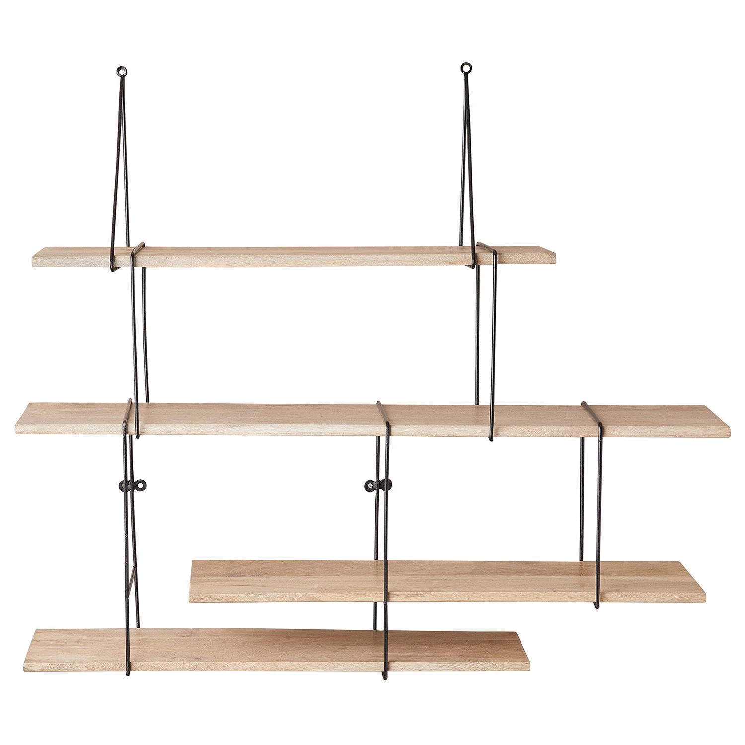 Butlers Étagère murale LIMBO - Chêne massif / Aluminium - Noir / Naturel 5 Butlers Étagère murale LIMBO - Chêne massif / Aluminium - Noir / Naturel – Image 5