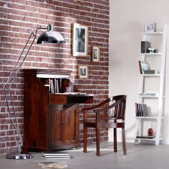 Butlers Chaise HOPKINS - Acacia / Manguier - Marron foncé -Meubles de salle à manger Soldes Magasin 1000365707 220728 022 MOOD DETAILS P000000001000365707 mood