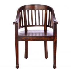 Butlers Chaise HOPKINS - Acacia / Manguier - Marron foncé -Meubles de salle à manger Soldes Magasin 1000365707 220728 030 DETAILS P000000001000365707