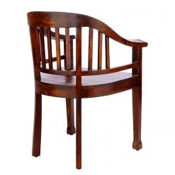 Butlers Chaise HOPKINS - Acacia / Manguier - Marron foncé -Meubles de salle à manger Soldes Magasin 1000365707 220728 050 DETAILS P000000001000365707