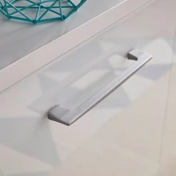 Germania Buffet Campo I - Verre - Blanc -Meubles de salle à manger Soldes Magasin 1000366027 220809 032 DETAILS P000000001000366027