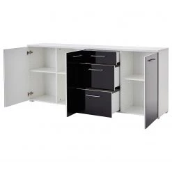 Germania Enfilade Campo - Verre - Anthracite -Meubles de salle à manger Soldes Magasin 1000366030 220809 030 DETAILS P000000001000366030