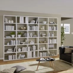 Fredriks Étagère à combiner Rodos I - Blanc brillant -Meubles de salle à manger Soldes Magasin anbauregal rodos i hochglanz weiss 1890590