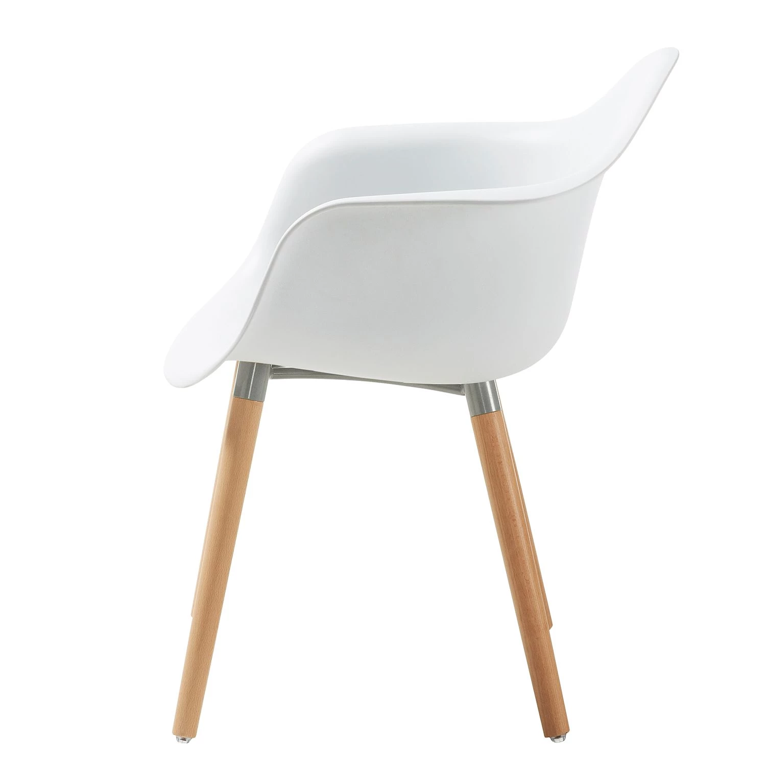 Mørteens Chaises à accoudoirs Cevo (lot de 2) - Blanc 2 Mørteens Chaises à accoudoirs Cevo (lot de 2) - Blanc – Image 2