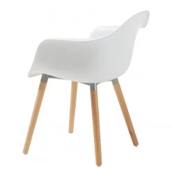 Mørteens Chaises à accoudoirs Cevo (lot de 2) - Blanc 7 Mørteens Chaises à accoudoirs Cevo (lot de 2) - Blanc -Meubles de salle à manger Soldes Magasin armlehnenstuhl cevo 2er set kunststoff weiss 4194136