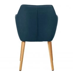 Mørteens Chaises à accoudoirs Nicholas - Tissu Cors: Bleu jean - 1 chaise 24 Mørteens Chaises à accoudoirs Nicholas - Tissu Cors: Bleu jean - 1 chaise -Meubles de salle à manger Soldes Magasin armlehnenstuhl nicholas ii webstoff eiche massiv jeansblau 5125408