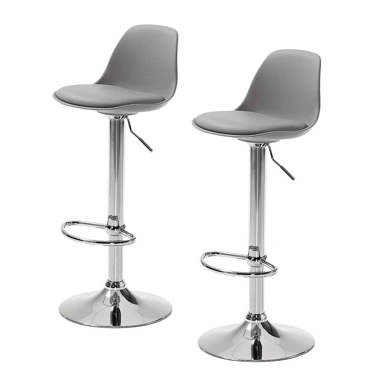 Loftscape Tabouret de bar Batya (lot 2) - Gris 1 Loftscape Tabouret de bar Batya (lot 2) - Gris