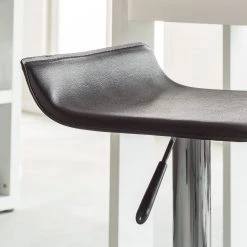 Mooved Tabourets de bar Soraia (lot de 2) - Noir / Chrome 12 Mooved Tabourets de bar Soraia (lot de 2) - Noir / Chrome -Meubles de salle à manger Soldes Magasin barhocker soraia 2er set kunstleder schwarz chrom 4547420