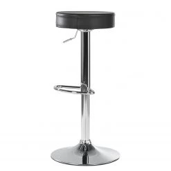 Mooved Tabouret de bar Vincent - Noir / Chrome