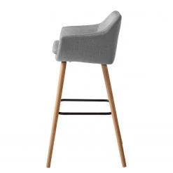 Mørteens Chaises de bar Nicholas II - Granit - Lot de 2 15 Mørteens Chaises de bar Nicholas II - Granit - Lot de 2 -Meubles de salle à manger Soldes Magasin barstuhl nicholas ii webstoff 2er set eiche massiv granit 4783772