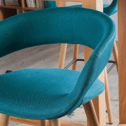 Mørteens Chaises de bar Volda (lot de 2) - Bleu pétrole 18 Mørteens Chaises de bar Volda (lot de 2) - Bleu pétrole -Meubles de salle à manger Soldes Magasin barstuhl volda 2er set webstoff eiche massiv petrol 4851132