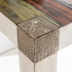 Wolf-Möbel Table de bar Goa White - Multicolore -Meubles de salle à manger Soldes Magasin bartisch goa white mehrfarbig 4030364