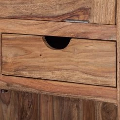 Wolf-Möbel Vaisselier Yoga - Sheesham massif - Naturel -Meubles de salle à manger Soldes Magasin brotschrank yoga sheesham massiv natur 1428612