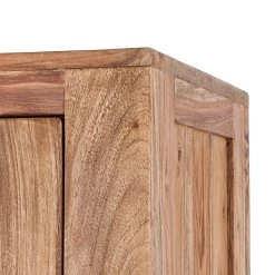 Wolf-Möbel Vaisselier Yoga - Sheesham massif - Naturel -Meubles de salle à manger Soldes Magasin brotschrank yoga sheesham massiv natur 1428615