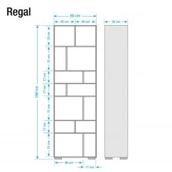 Ars Natura Bibliothèque Trangle - Sheesham massif -Meubles de salle à manger Soldes Magasin buecherregal trangle sheesham massiv 4798644