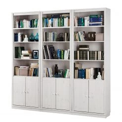 Maison Belfort Bibliothèque Lillehammer I - Epicéa blanc -Meubles de salle à manger Soldes Magasin buecherwand lillehammer i kiefer massiv kiefer weiss 4843788