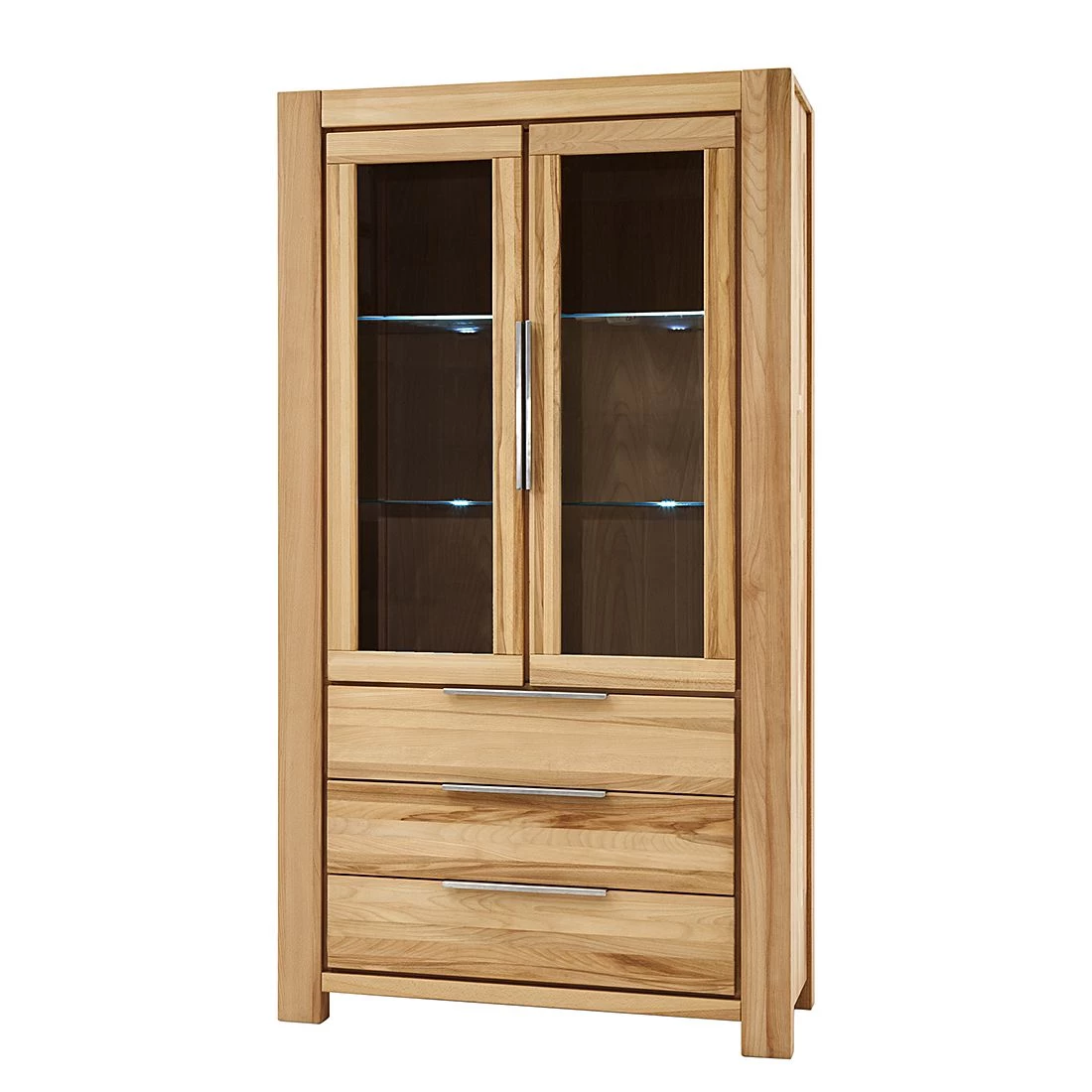 Ars Natura Vitrine Pia - Duramen de hêtre massif huilé - 1 Ars Natura Vitrine Pia - Duramen de hêtre massif huilé -