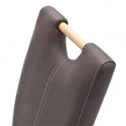 Ars Natura Chaises rembourrées Alessia (lot de 2) - Marron / Chêne 9 Ars Natura Chaises rembourrées Alessia (lot de 2) - Marron / Chêne -Meubles de salle à manger Soldes Magasin eiche 582826