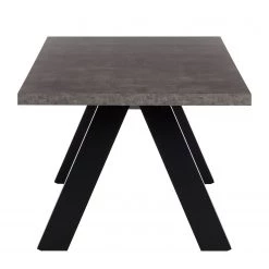Temahome Table Apex - Imitation béton / Noir mat 14 Temahome Table Apex - Imitation béton / Noir mat -Meubles de salle à manger Soldes Magasin esstisch apex betongrau matt schwarz 4065372