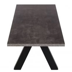 Temahome Table Apex - Imitation béton / Noir mat 15 Temahome Table Apex - Imitation béton / Noir mat -Meubles de salle à manger Soldes Magasin esstisch apex betongrau matt schwarz 4065376