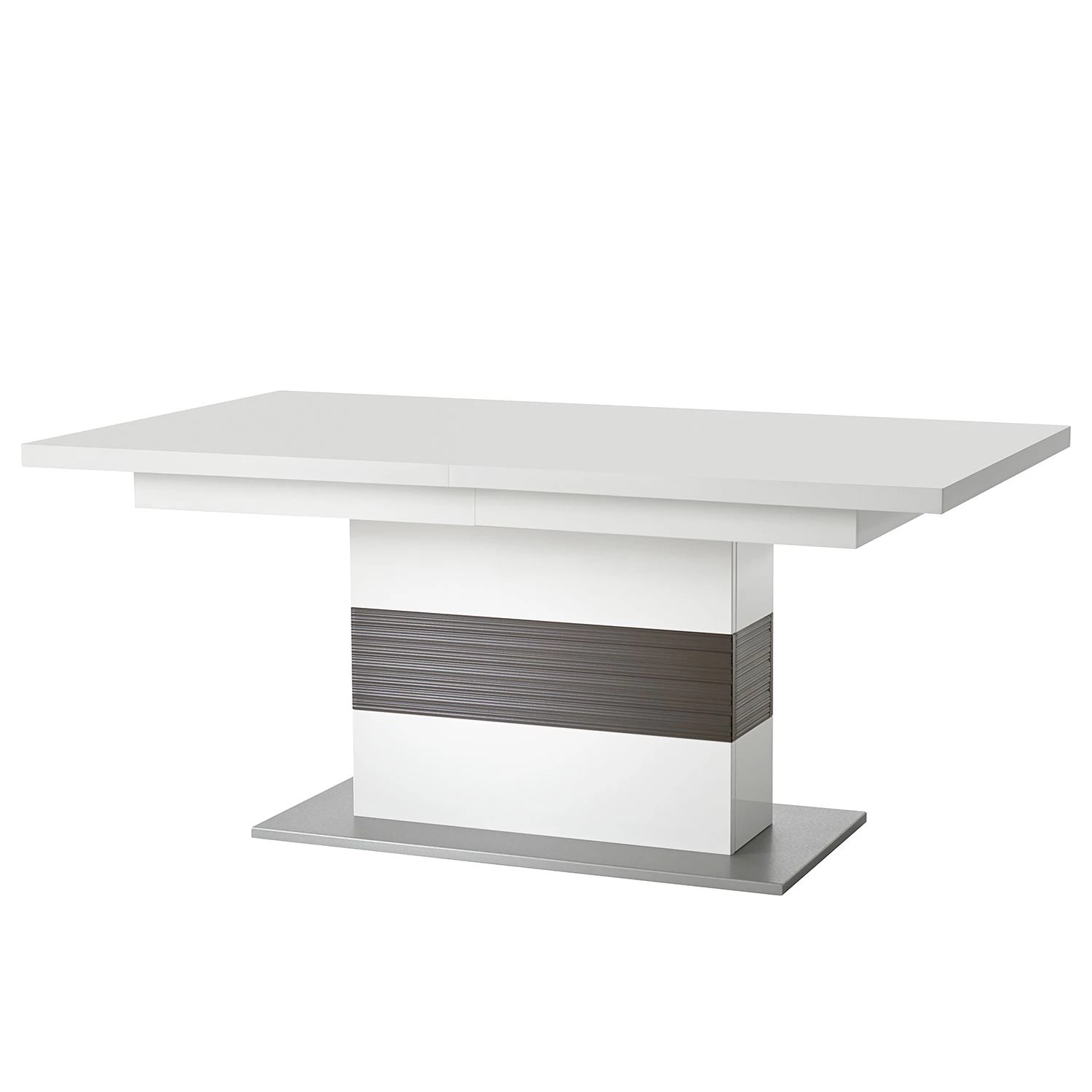 Loftscape Table extensible Kushiro - Blanc / Gris 1 Loftscape Table extensible Kushiro - Blanc / Gris