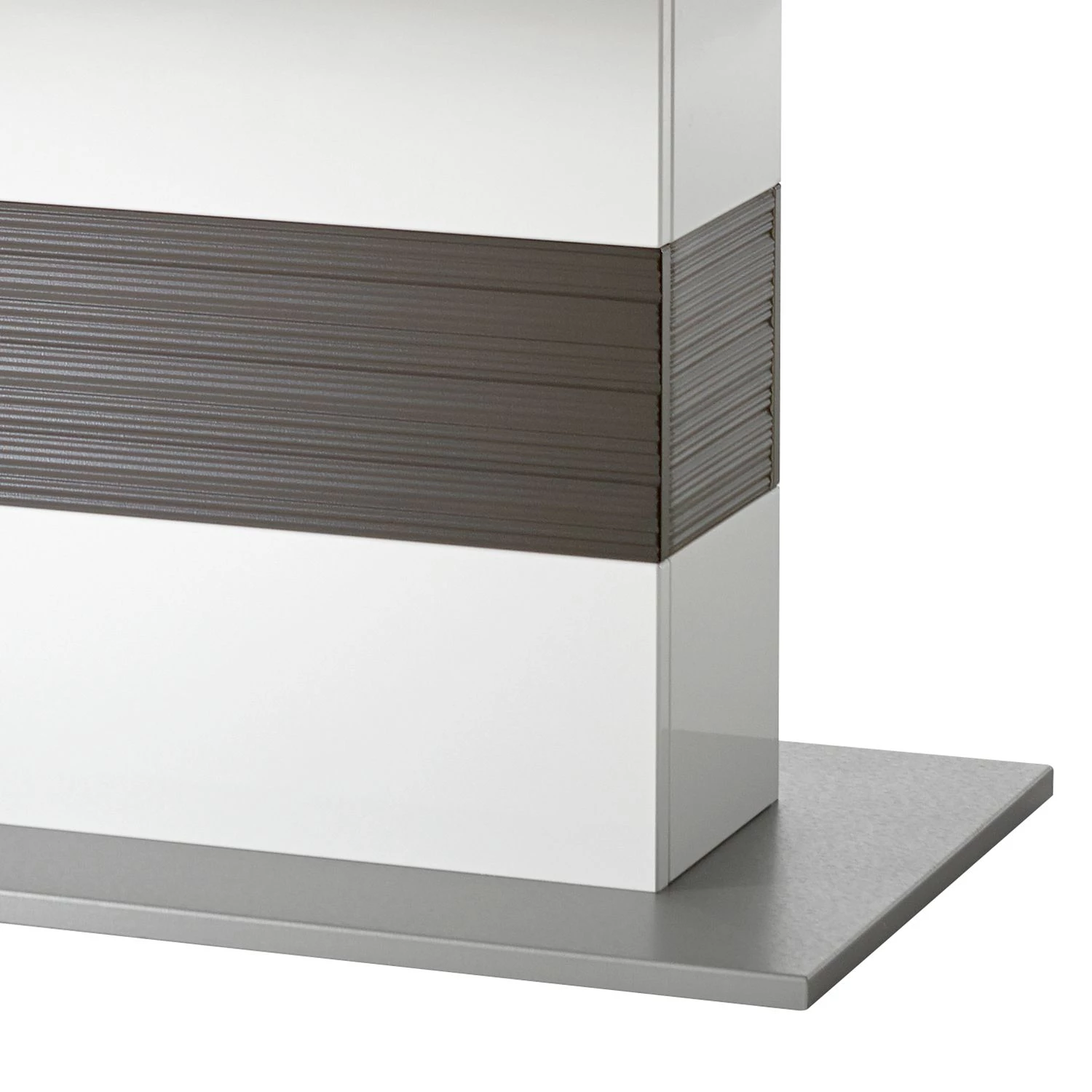 Loftscape Table extensible Kushiro - Blanc / Gris 3 Loftscape Table extensible Kushiro - Blanc / Gris – Image 3