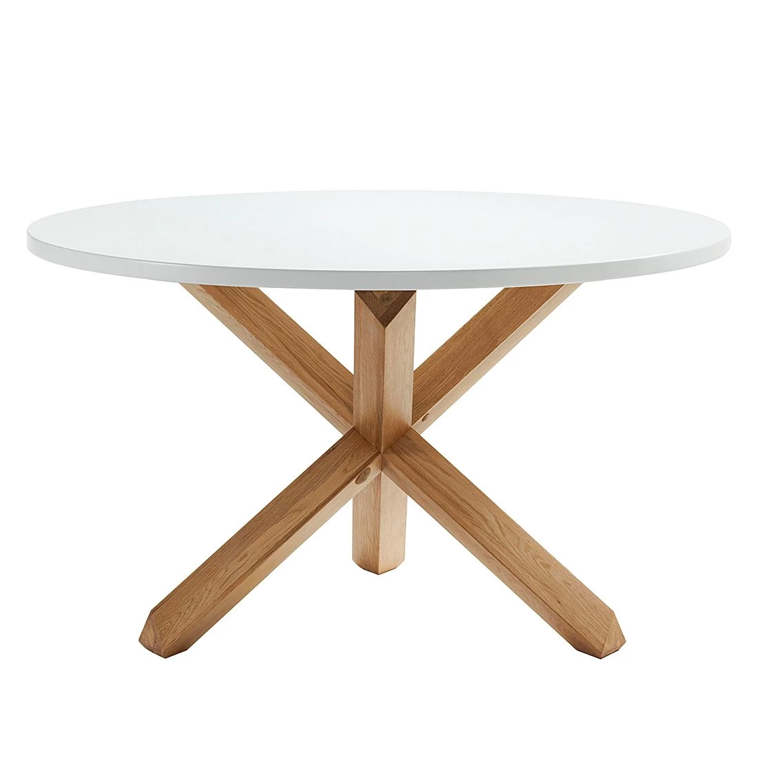 Mørteens Table Avia - Chêne partiellement massif Blanc / 1 Mørteens Table Avia - Chêne partiellement massif Blanc /