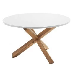 Mørteens Table Avia - Chêne partiellement massif Blanc / 12 Mørteens Table Avia - Chêne partiellement massif Blanc / -Meubles de salle à manger Soldes Magasin esstisch avia eiche teilmassiv weiss eiche 1283570