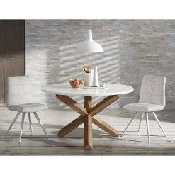 Mørteens Table Avia - Chêne partiellement massif Blanc / 11 Mørteens Table Avia - Chêne partiellement massif Blanc / -Meubles de salle à manger Soldes Magasin esstisch avia eiche teilmassiv weiss eiche 1283582