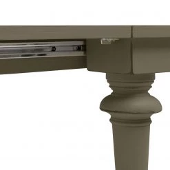 Maison Belfort Table Azjana - Granit - Avec rallonge d'un seul côté -Meubles de salle à manger Soldes Magasin esstisch azjana pinie massiv granit mit kopfauszug beidseitig 3402413