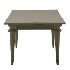 Maison Belfort Table Azjana - Granit - Avec rallonge d'un seul côté -Meubles de salle à manger Soldes Magasin esstisch azjana pinie massiv granit mit kopfauszug einseitig 3402529