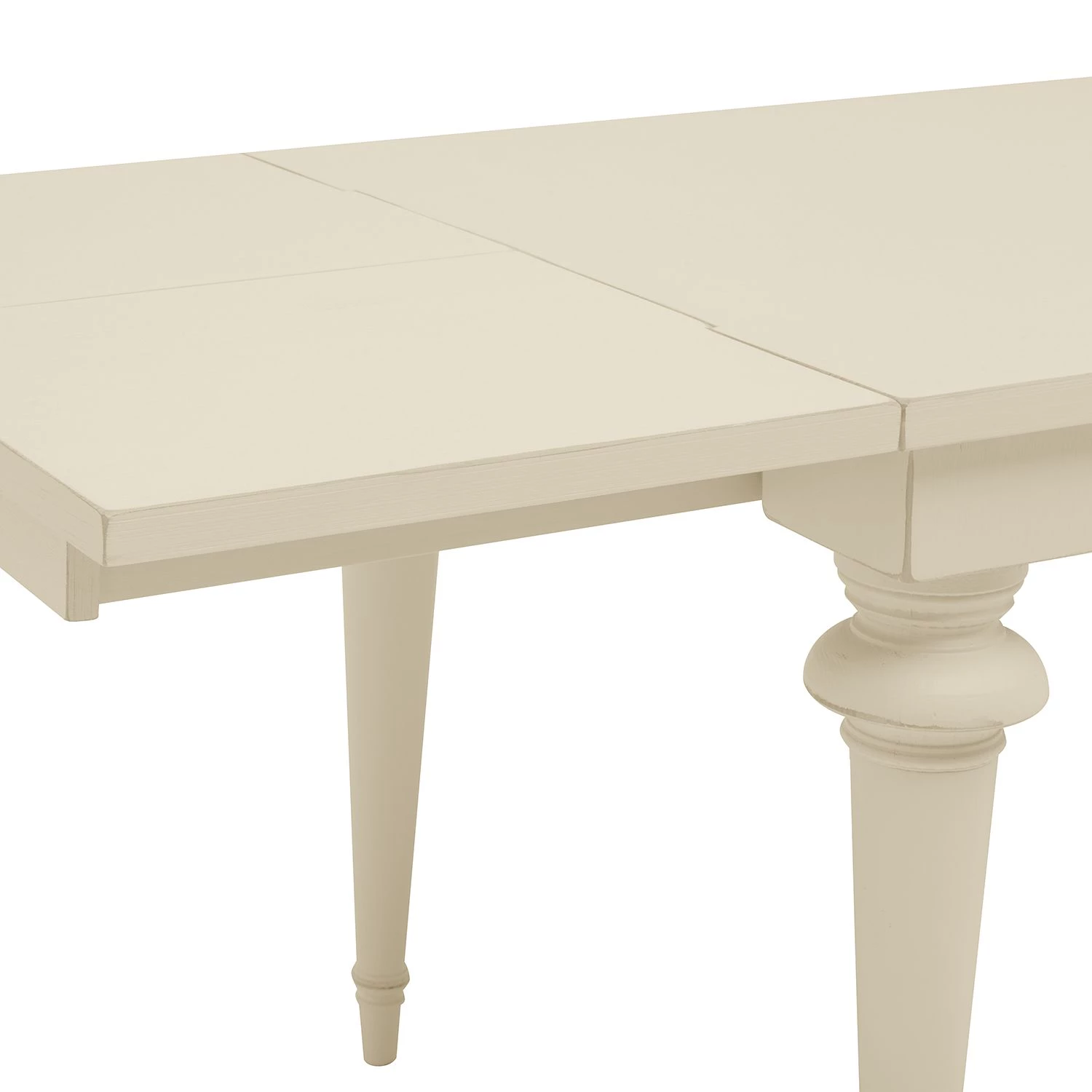 Maison Belfort Table Azjana - Beige clair - Avec rallonge des deux côtés 4 Maison Belfort Table Azjana - Beige clair - Avec rallonge des deux côtés – Image 4