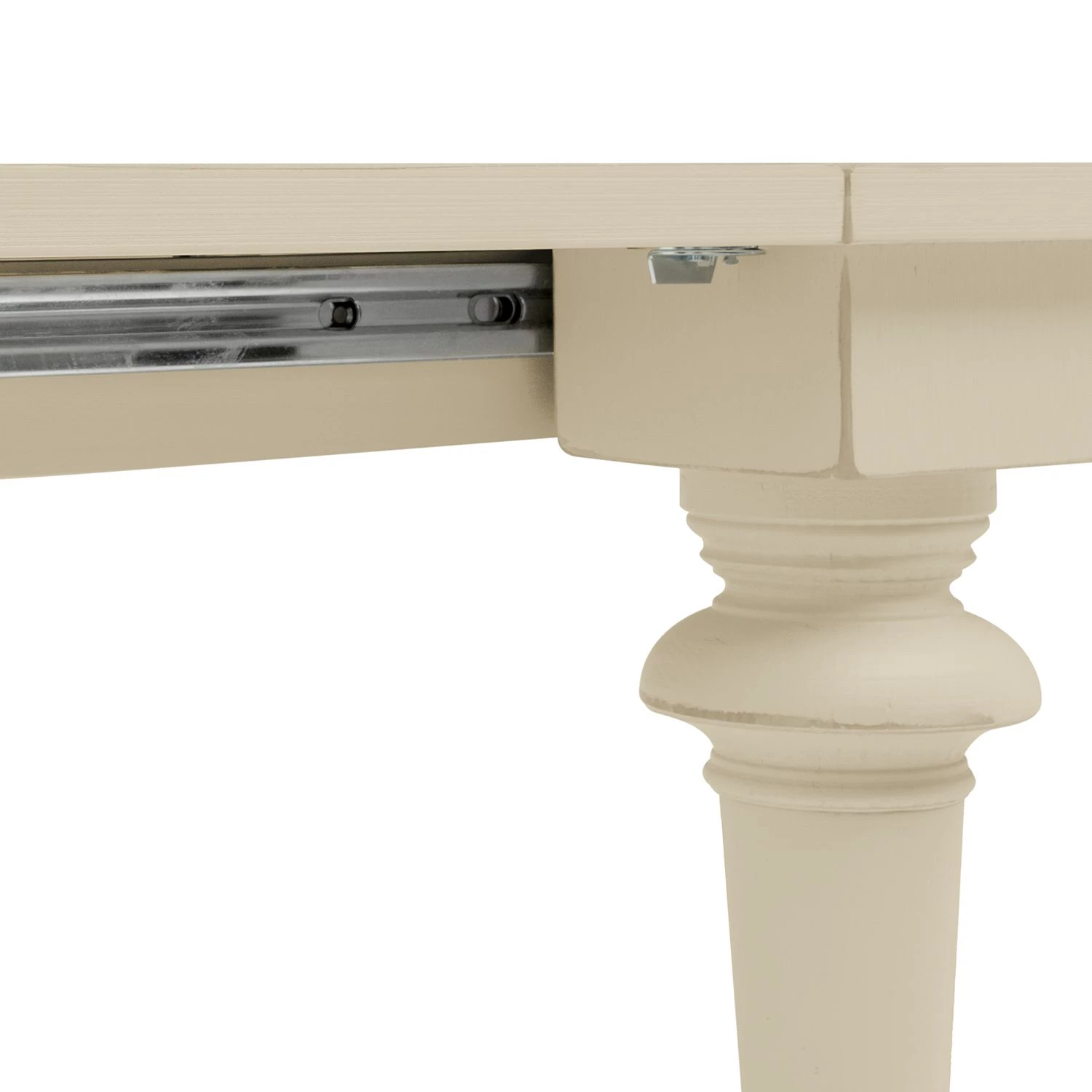 Maison Belfort Table Azjana - Beige clair - Avec rallonge des deux côtés 6 Maison Belfort Table Azjana - Beige clair - Avec rallonge des deux côtés – Image 6