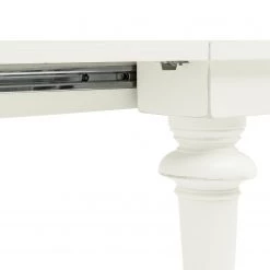 Maison Belfort Table Azjana - Pin blanc verni - Avec rallonge d'un seul côté 12 Maison Belfort Table Azjana - Pin blanc verni - Avec rallonge d'un seul côté -Meubles de salle à manger Soldes Magasin esstisch azjana pinie massiv pinie weiss mit kopfauszug beidseitig 3402441