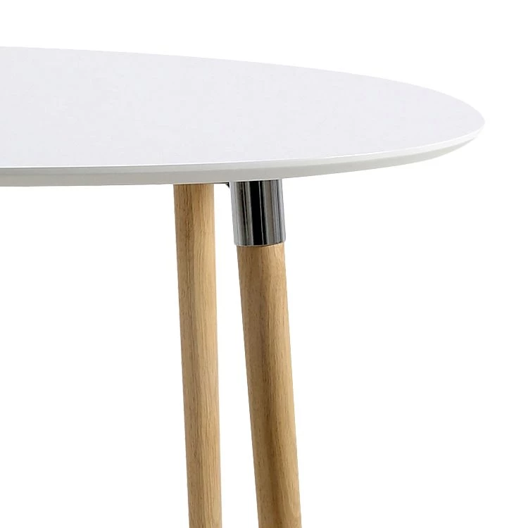 Mørteens Table extensible Becky - Blanc / Hévéa 7 Mørteens Table extensible Becky - Blanc / Hévéa – Image 7